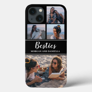Custom Name Best Friends Photo Collage iPhone 13 Case