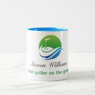 Custom Name Best Golfer Coffee Mug