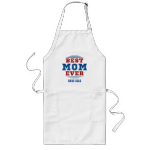 Custom Name Best Mum Ever Mothers Day Gift Long Apron