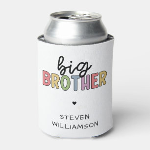 Custom Name Big Brother Cute Personalised Can Cooler
