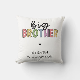 Custom Name Big Brother Cute Personalised Cushion