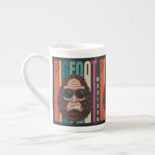 Custom Name Bigfoot Bone China Mug