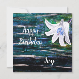Custom Name Birthday Card