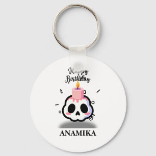 Custom Name Birthday Key Ring