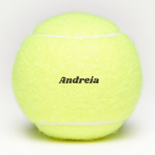 Custom Name Birthday Party Personalised Adult's Tennis Balls