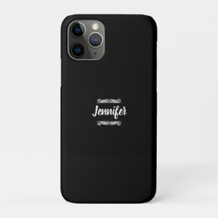 Custom Name Black And White Case-Mate iPhone Case