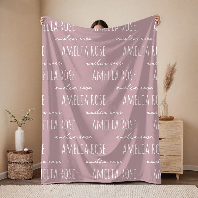 Custom Name Blanket Anniversary Gift for Couples (Personalized Name Blanket Anniversary Gift for Couples, Soft Custom Blanket Gift for Her and Girls)