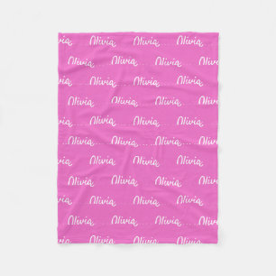 Custom Name Blanket Baby Girls Personalised Gift