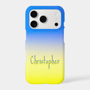 Custom name blue and yellow Ukraine Inspired