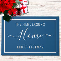 Custom Name Blue Christmas