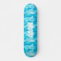 Custom Name Blue Sky Clouds Dreamy Aesthetic 