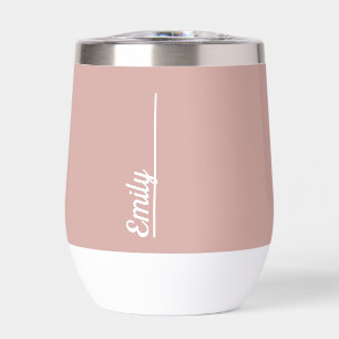 Custom name, blush pink