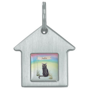Custom Name Bombay Cat Pet ID Tag