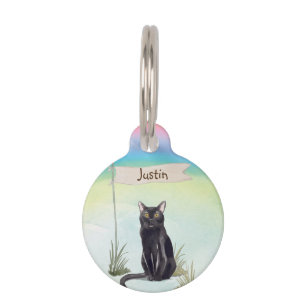 Custom Name Bombay Cat Pet Tag