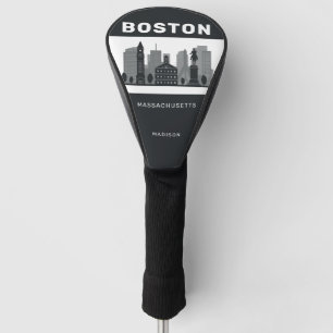 Custom Name Boston Massachusetts Golf Head Cover