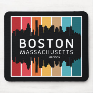 Custom Name Boston Massachusetts Mouse Pad