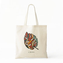 Custom Name Botanical Leaf Serene Savanna