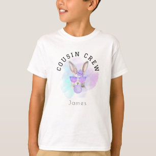 Custom Name Boy Cousin Crew Easter Family T-Shirt