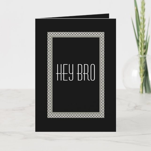 CUSTOM NAME Brother Best Man Wedding Invitation (Front)