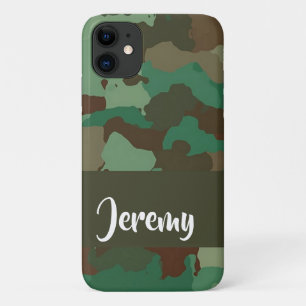 Custom name camouflage pattern Case-Mate iPhone case