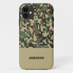 Custom name camouflage pattern Case-Mate iPhone case