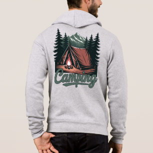 Custom Name Camping Hoodie