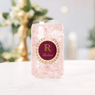 Custom Name Can Glass