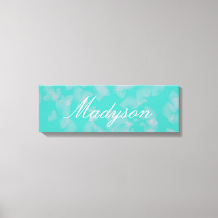 Custom Name Canvas Print