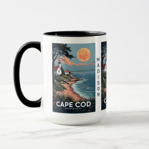 Custom Name Cape Cod Massachusetts Mug