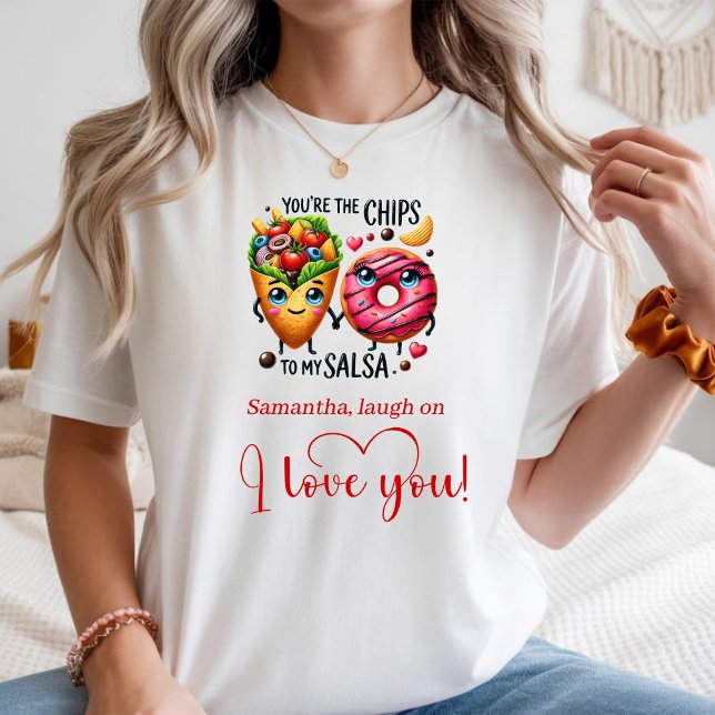 Custom Name Cartoon Food Sweet Love Gift T Shirt (Custom Name Cartoon Food Sweet Love Gift T Shirt)