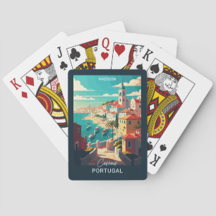 Custom Name Cascais Portugal Playing Cards