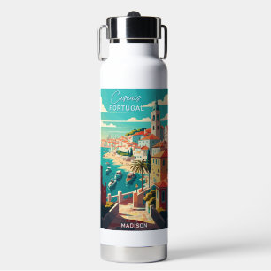 Custom Name Cascais Portugal Water Bottle
