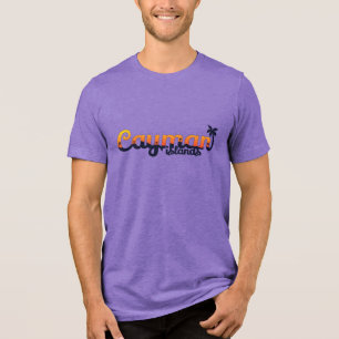 Custom Name Cayman Islands Tri-Blend Shirt