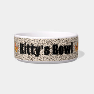 Custom Name Ceramic Feeding & Water Bowls