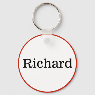 Custom Name Change Text & Colours ID Tag Key Ring
