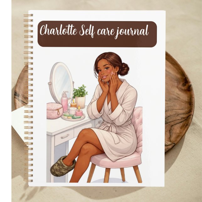 Custom name chic Self care journal  Planner (Creator Uploaded)