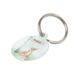 Custom Name Chihuahua Pet Dog Tag
