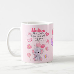 Custom Name Christian Scripture Blessing Cute Mug 