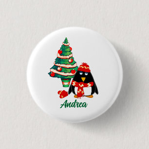 Custom Name. Christmas Gift Buttons