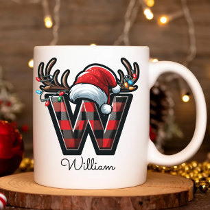 Custom Name Christmas Mug Holiday Gift for Women