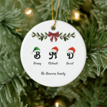 Custom Name Christmas Tree Acrylic Ornament