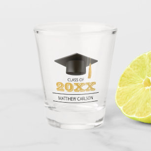 Custom Name Class of Graduation Shot Glass