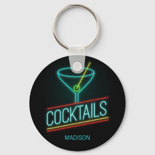Custom name COCTAILS Key Ring