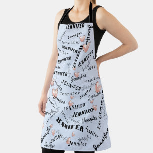 Custom Name Collage Apron