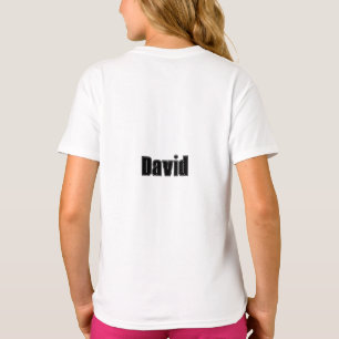 Custom Name Collage Sports Font Personalised T-Shirt