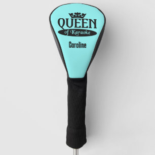 Custom Name & Color Queen of Karaoke Golf Head Cover