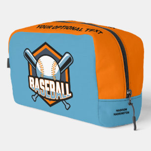 Custom Name & Colour Baseball Dopp Kit
