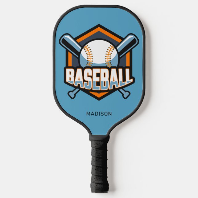 Custom Name & Colour Baseball Pickleball Paddle (Front)
