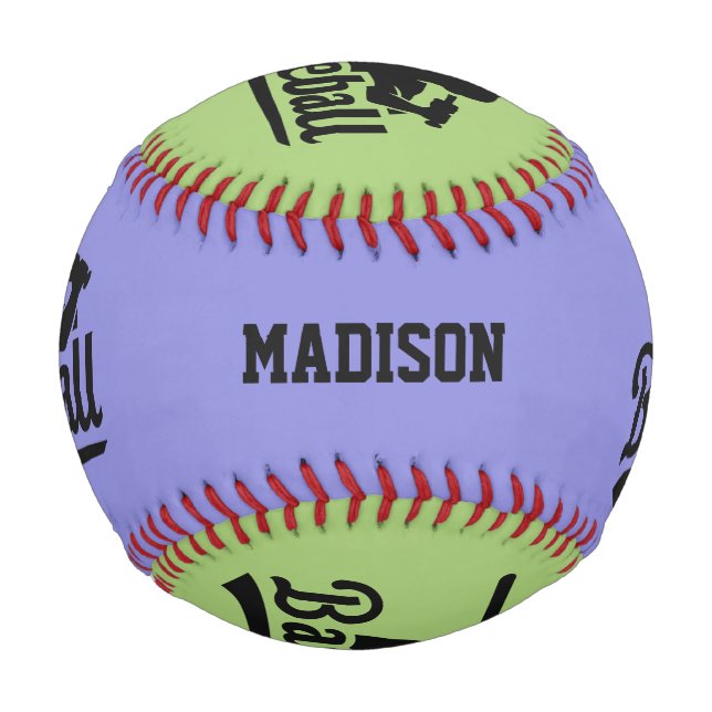 Custom Name & Colour Baseball Player (Front)