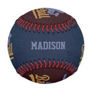 Custom Name & Colour Baseball Player
